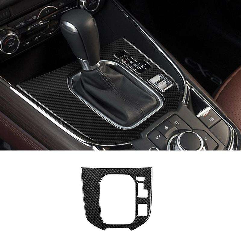 Auto Carbon Fiber Central Gear Panel Control Panel Decal Car Right