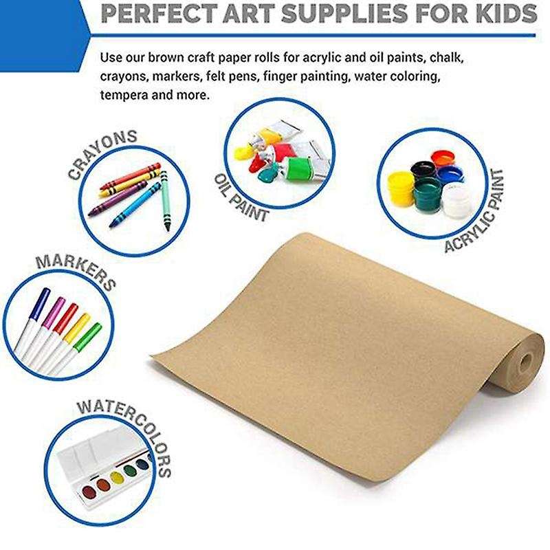 Kraft Paper Roll-perfect for Packing, Moving, Gift Wrapping, Shipping
