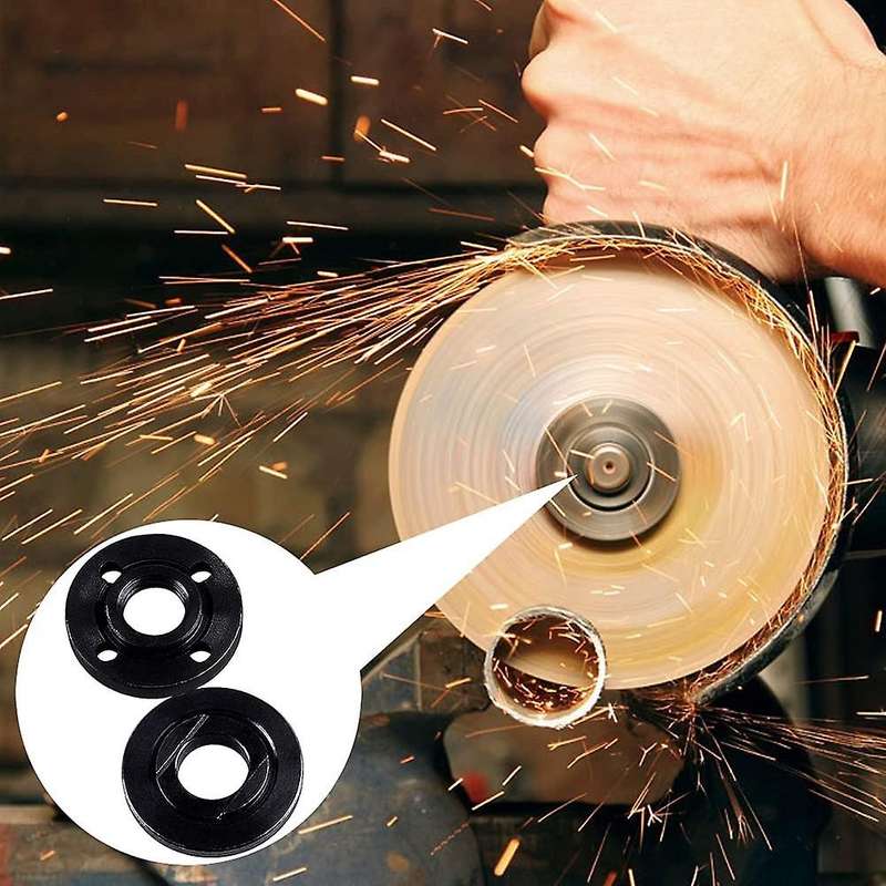 5/8-11 Grinder Nuts with Adjustable Spanner Wrench, for Dewalt Ryobi