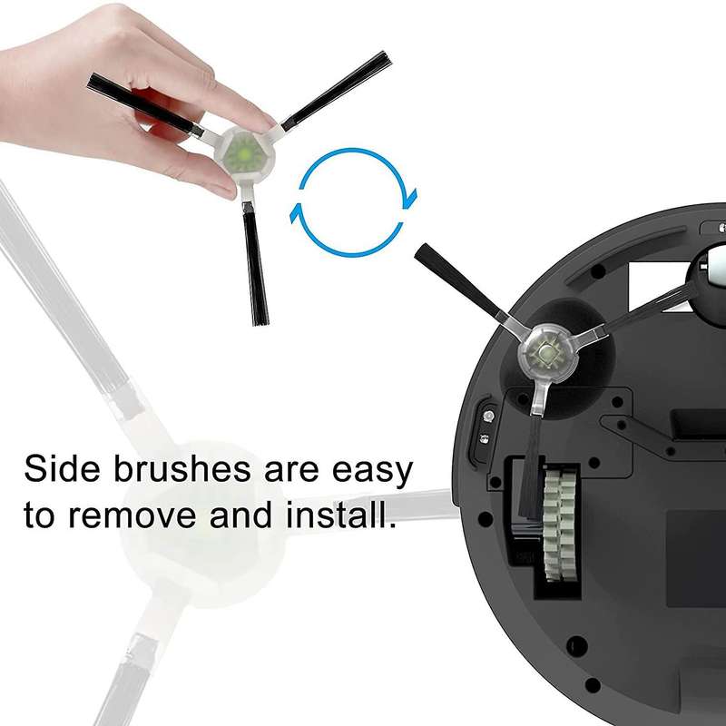 Parts for Lefant M210 M213 F1 Robot Side Brush Filter Mop Brush