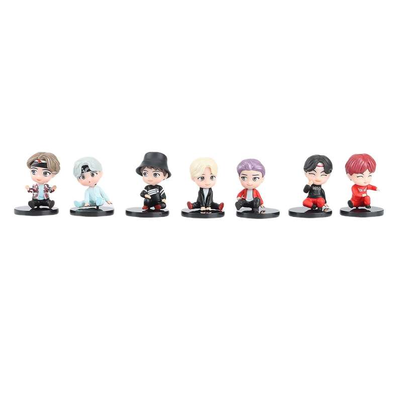 Youth League Bts Cartoon Doll Q Version Decoration, Home Decoration