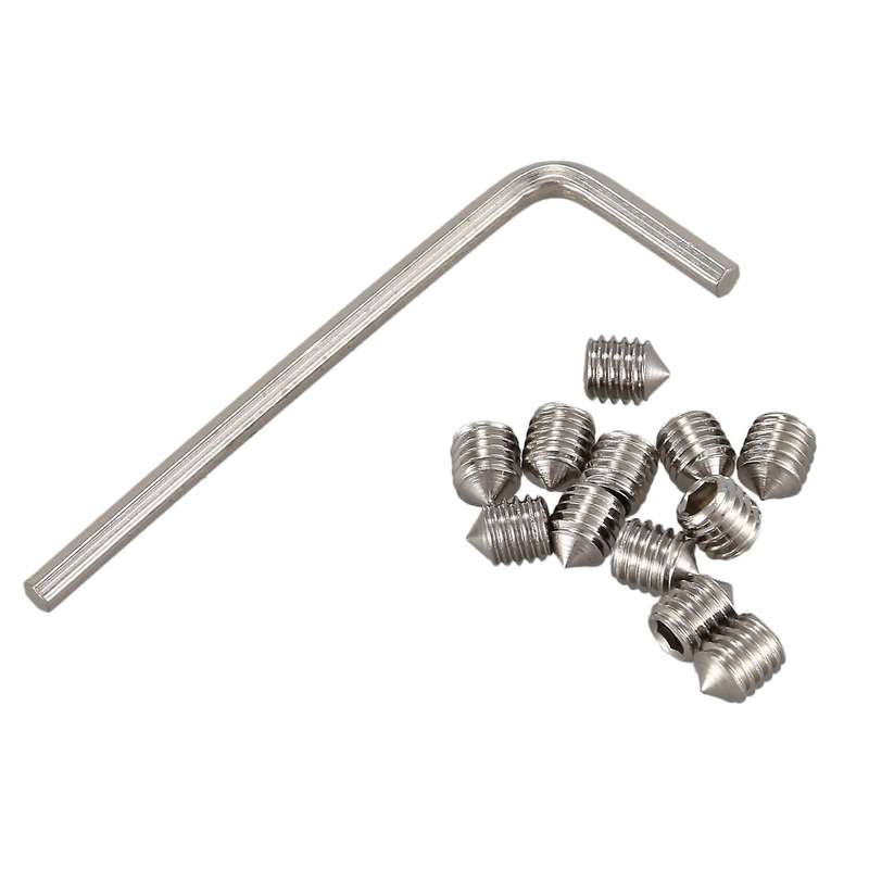 Car Truck Window Crank Handle Replacement Silver Tone Manual 2 Pcs