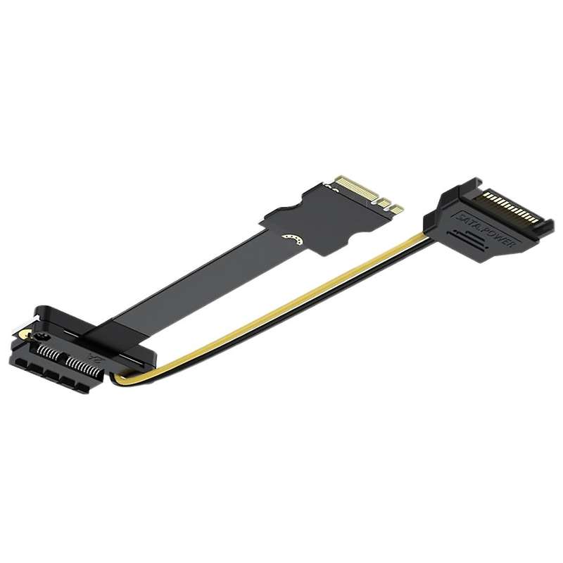 Pci-e Extension Cable Pci-e3.0 M.2 to Pci-e1x Supports M.2 A.ekey