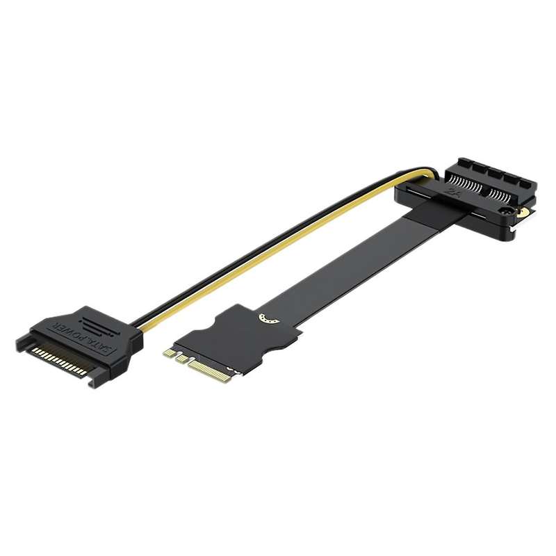 Pci-e Extension Cable Pci-e3.0 M.2 to Pci-e1x Supports M.2 A.ekey