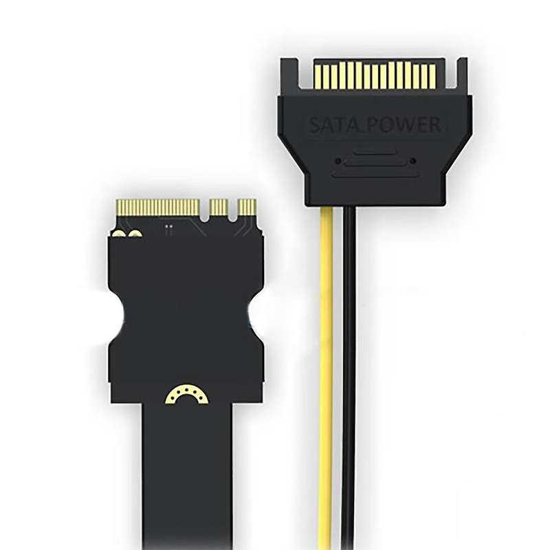 Pci-e Extension Cable Pci-e3.0 M.2 to Pci-e1x Supports M.2 A.ekey