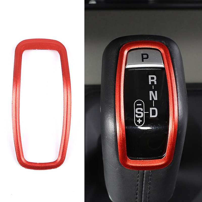 Car Gear Shift Head Show Frame Trim Stickers for Land Rover(red)