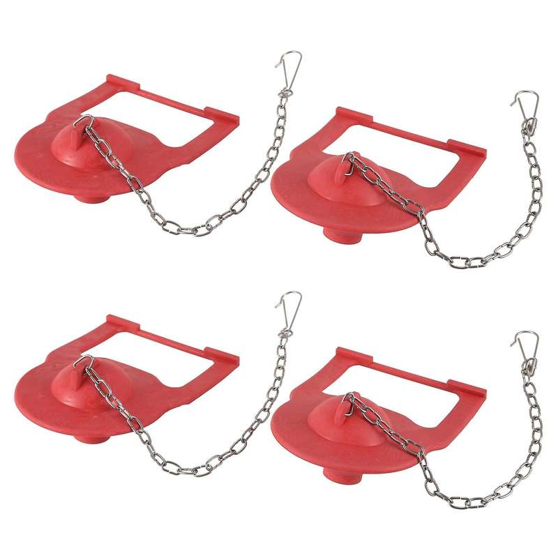 4 Pcs 2 Inch Toilet Flapper for Kohler, with Steel Chain and Hook