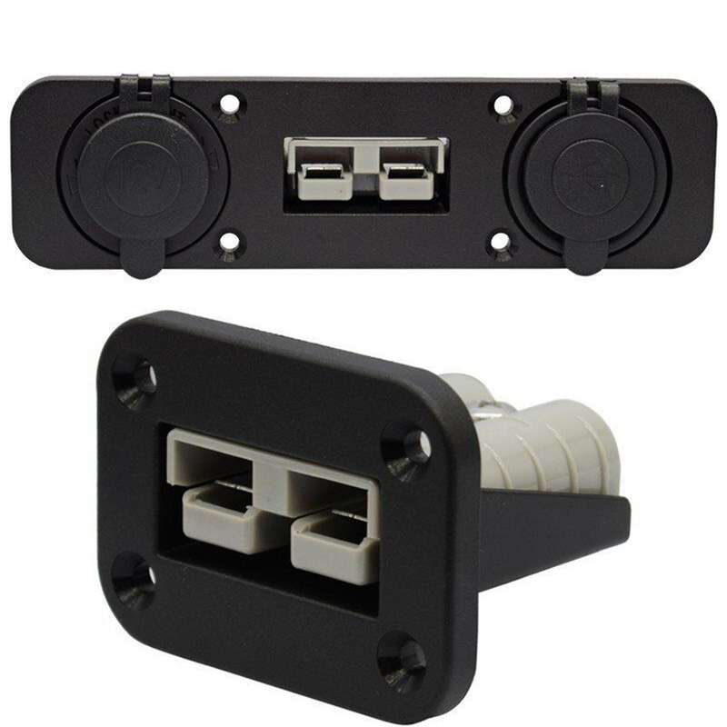 Flush Mount Anderson Socket Panel for Caravan Camper Boat Truck