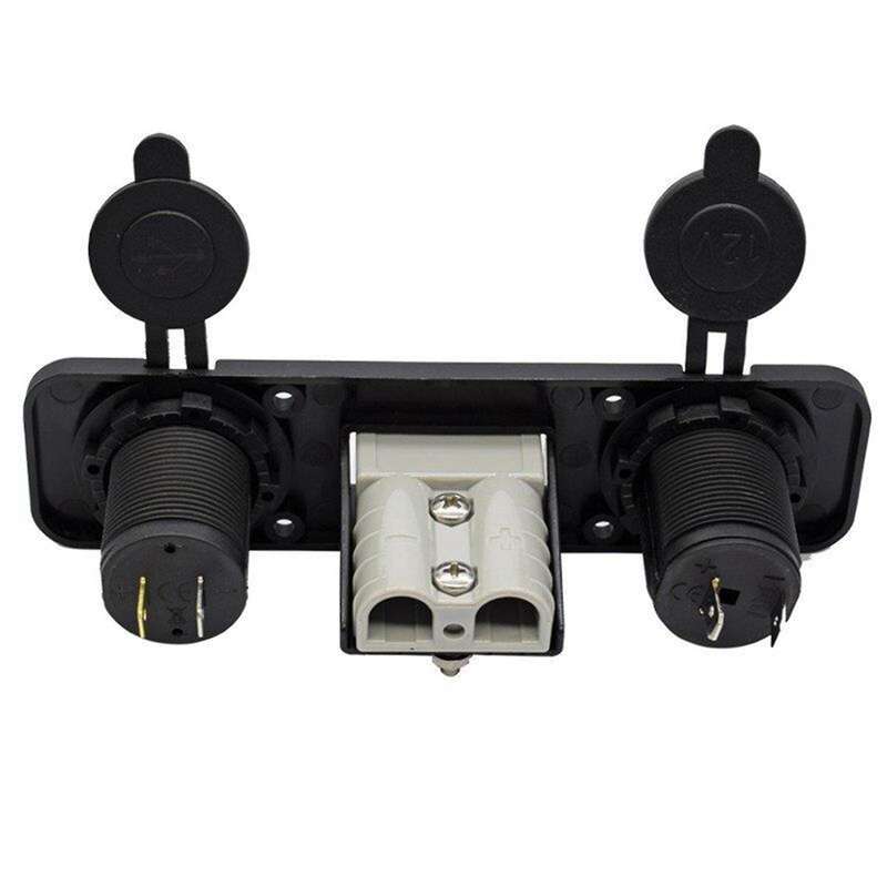Flush Mount Anderson Socket Panel for Caravan Camper Boat Truck