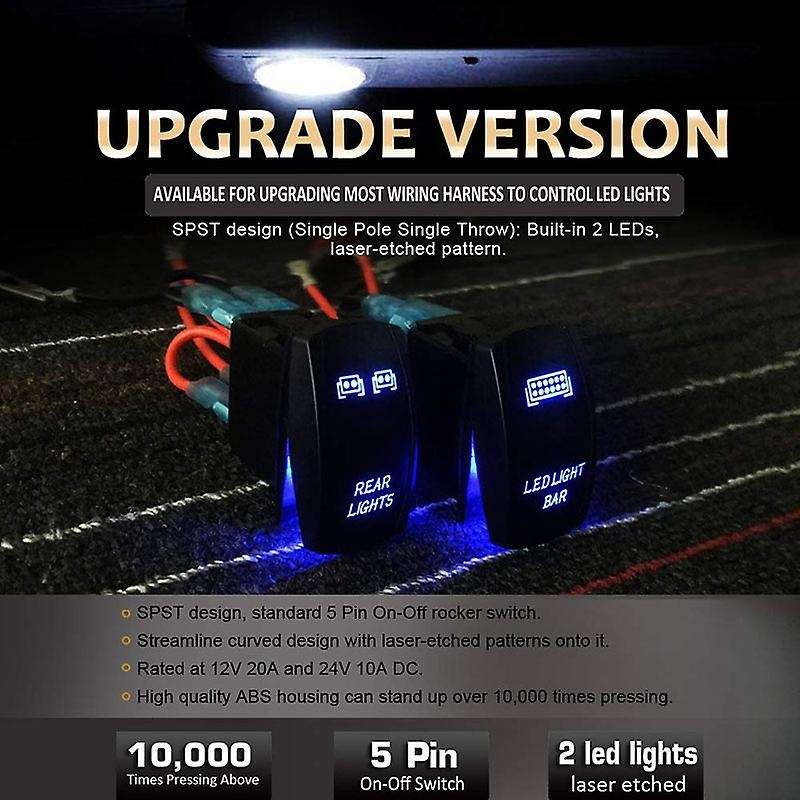 Rocker Switch 2usb Power Charger Switch for Atv Can-am Boat Suv