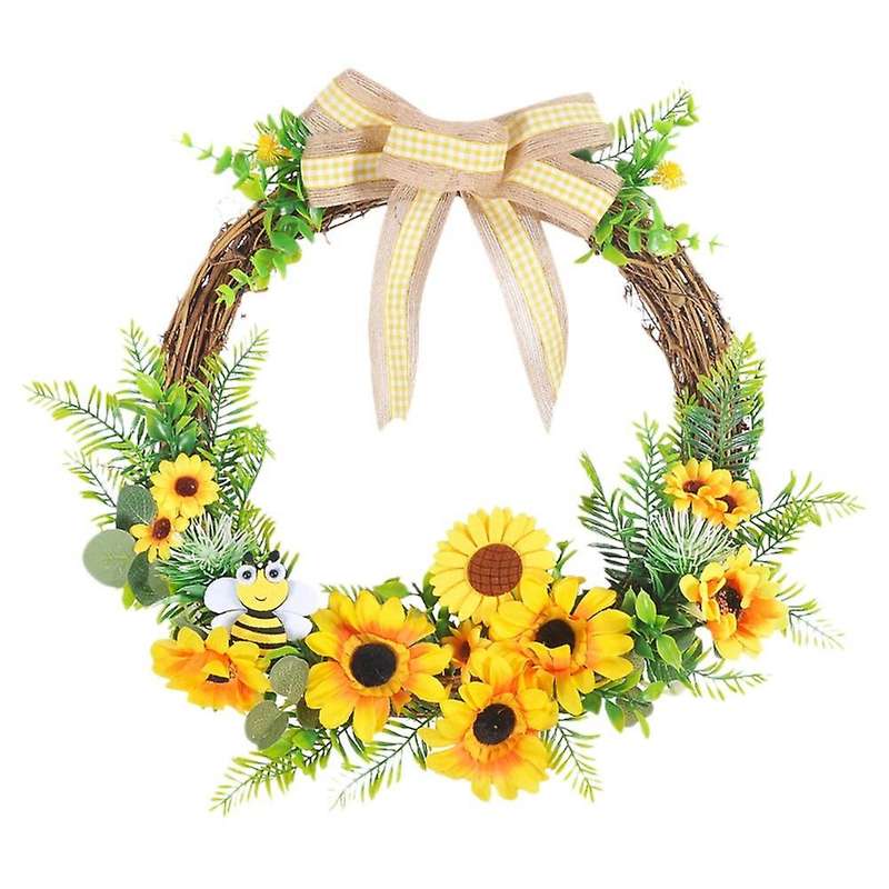 40cm/16inch Spring Garland Rattan Home Door Simulation Garland(a)