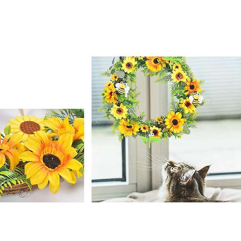40cm/16inch Spring Garland Rattan Home Door Simulation Garland(a)
