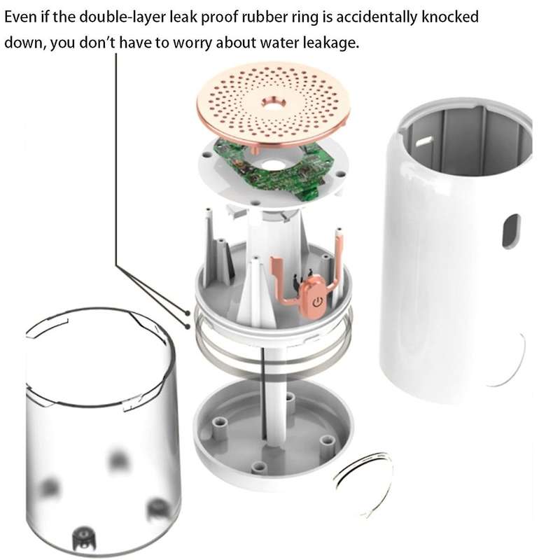 Mini Cold Mist Humidifier for Bedroom,portable Humidifier,white