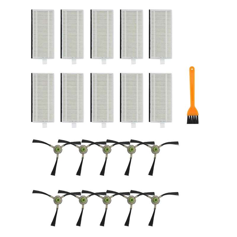 Hepa Filter Side Brush Accessory Replacement Suitable for Lefant M201