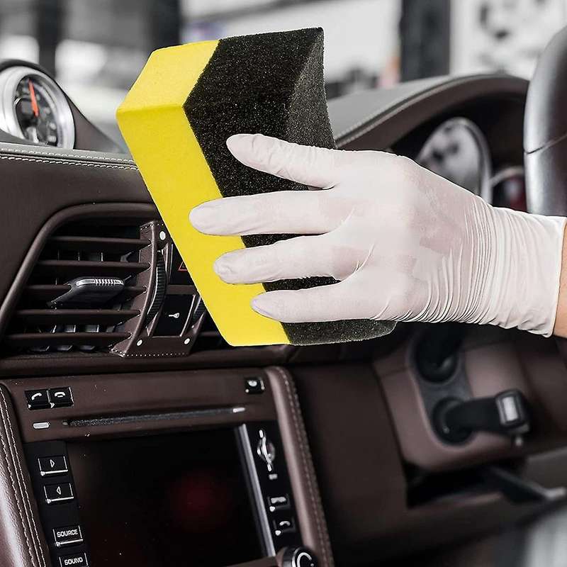 18pack Tire Dressing Applicator Pads for Car Glass Painted Steel