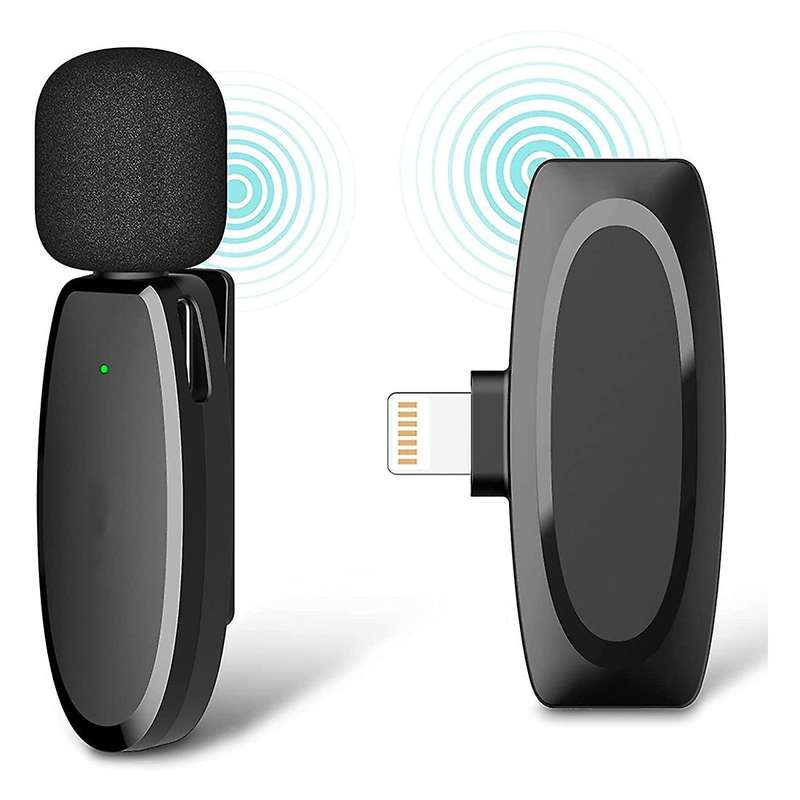 Lavalier Wireless Microphone for Iphone Youtubers, Facebook Live
