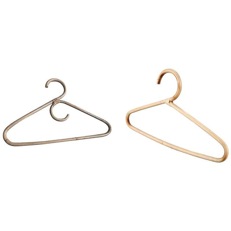 Rattan Clothes Hanger Style,garments Organizer,rack Adult Hanger