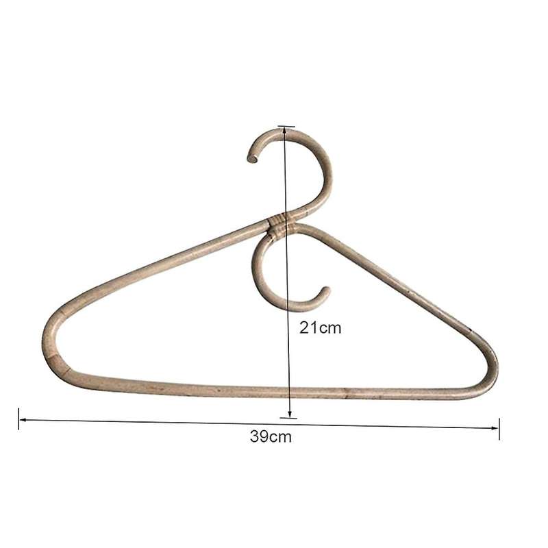 Rattan Clothes Hanger Style,garments Organizer,rack Adult Hanger