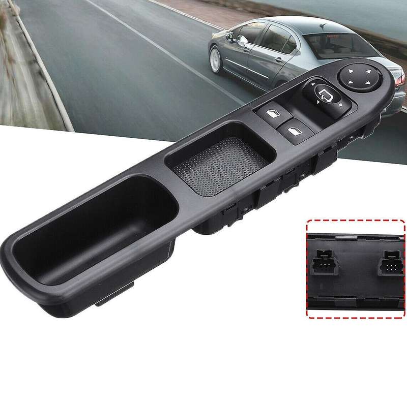 Front Left Master Power Window Switch for Peugeot 307 2000-2005