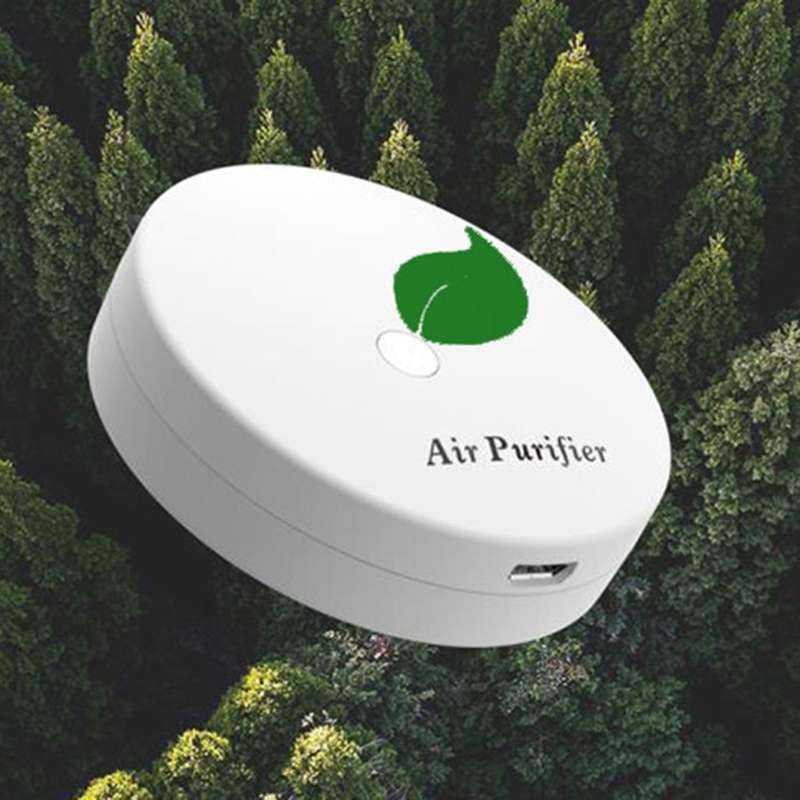 Household Negative Ion Air Purifier, Portable Necklace,white