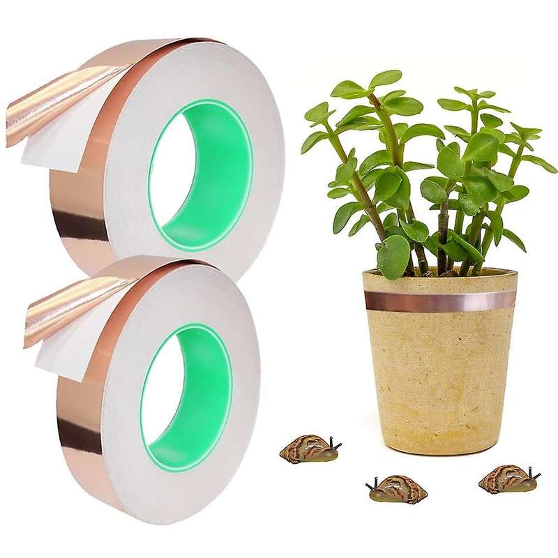 Copper Foil Tape 15/30mm Wide Adhesive Copper Foil Tape Barrier Tape