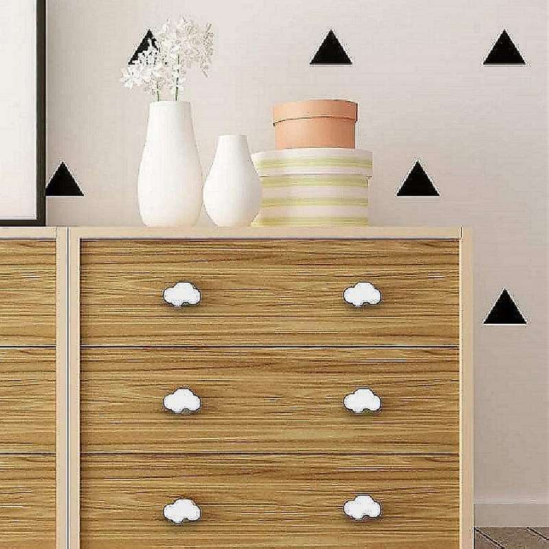 10pcs Cartoon Cloud Furniture Handles Children Room Knobs