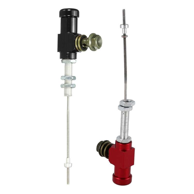 Motorcycle Hydraulic Clutch Rod Brake Pump M10x1.25mm Red