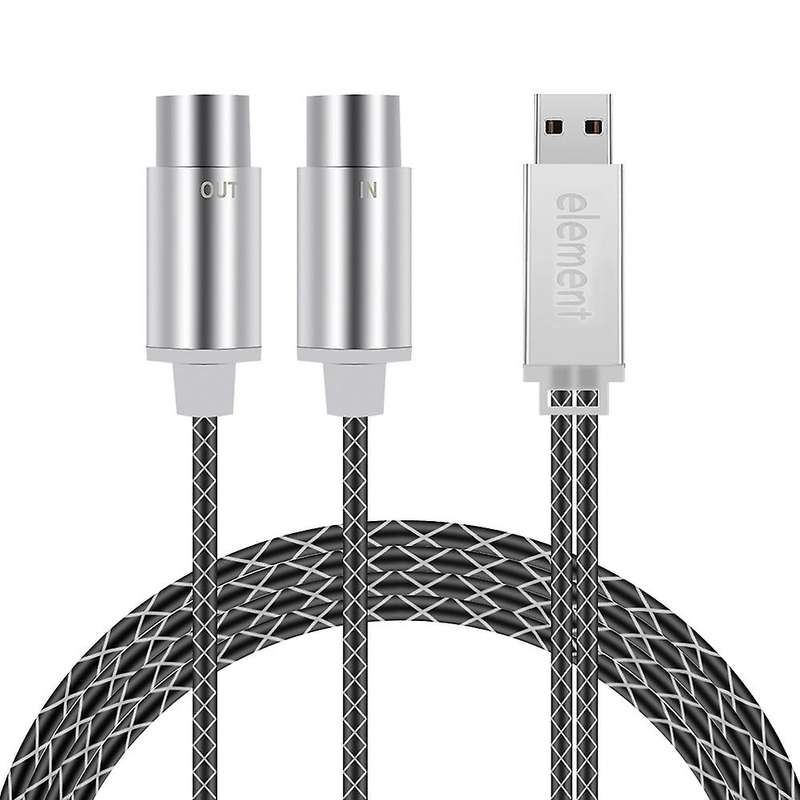Midi to Usb Cable Electric Piano Drum Guitar Midi Converter Cable