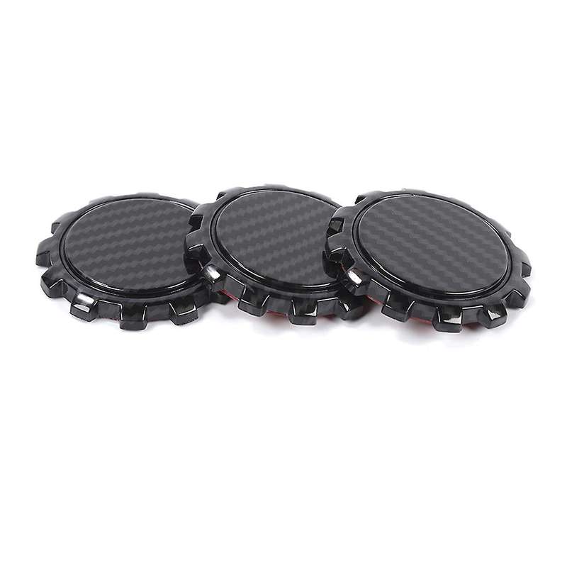 Door Lock Cover Trim for Jeep Wrangler Tj Jk Jku Jl, Abs Carbon Fiber