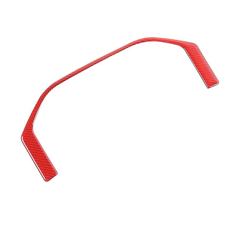 Car Rear Cup Holder for Dodge Ram 1500 2018-2022, Red Carbon Fiber