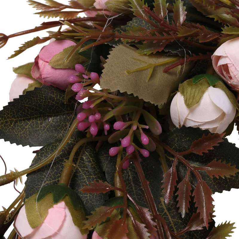 Christmas Flower Wreath Rose Garland with Elegant Best for Home