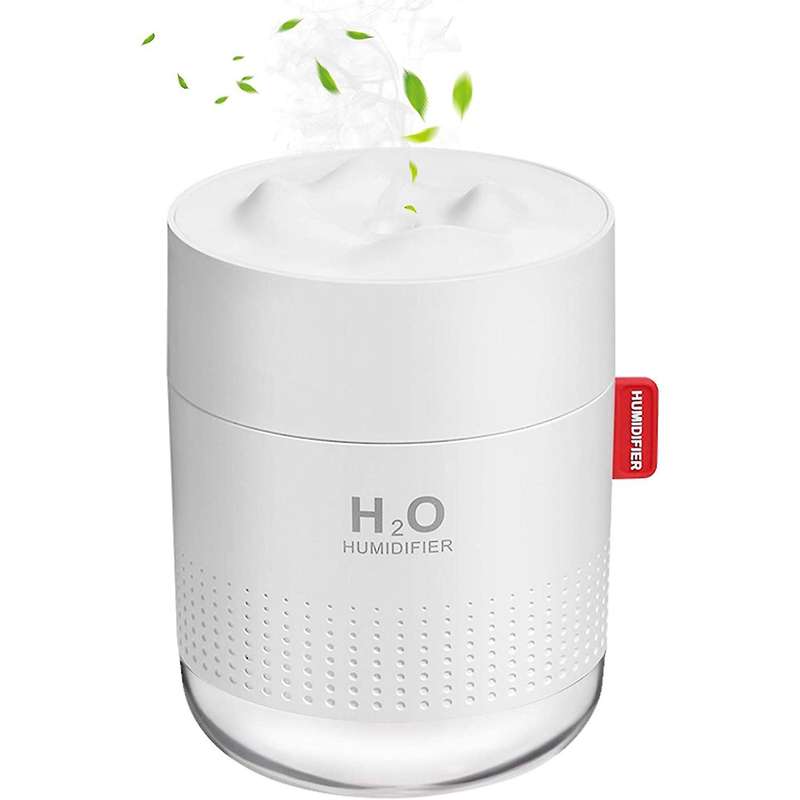 Humidifier 500ml Cool Mist Humidifier Air Humidifier, White