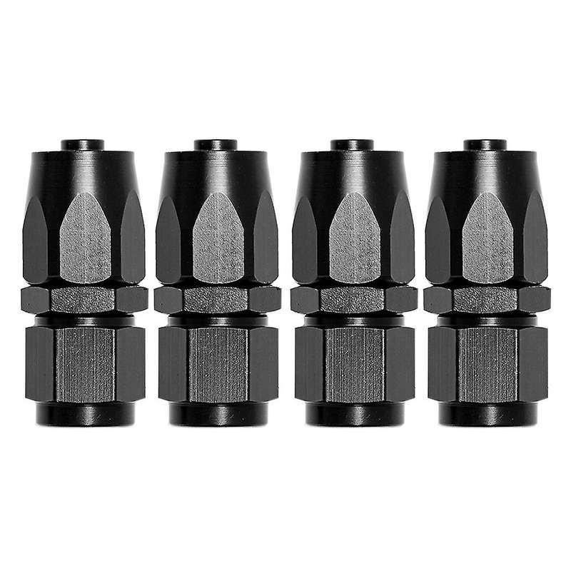 4pcs An6 Automobile Fuel Pipe Joint An6-0 Degree Oil Cooling Joint