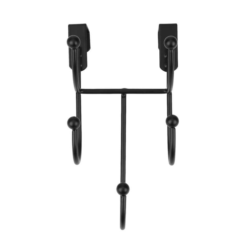 2pcs Wrought Iron Wall Clothes Hanger Hook Home Decoration B