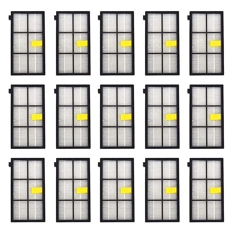 15pcs Filters for Irobot Roomba 800 and 900 Series 801 805 850 860