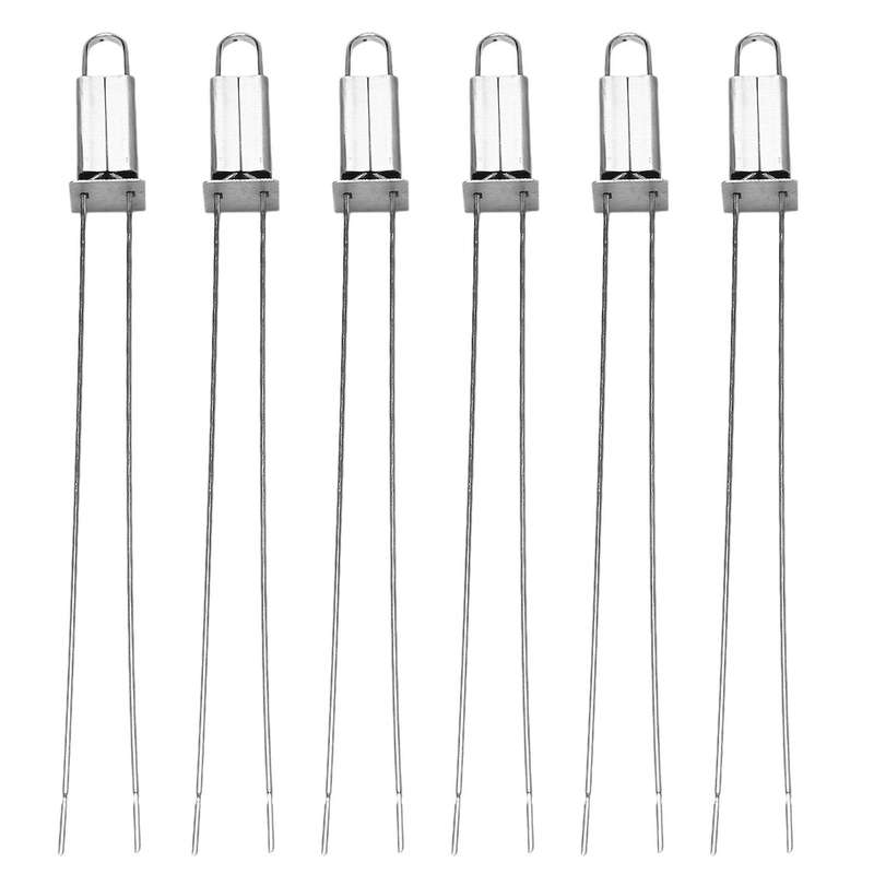 Grilled Skewers-32.5 Cm Double-pronged Barbecue Skewer with Push Rod
