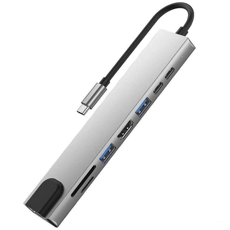 Type-c 8-in-1 Expansion Usb 3.0 Hdmi-compatible Expansion Dock