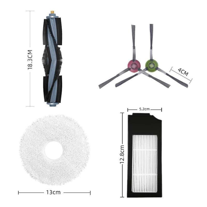 For Ecovacs Deebot X1 Turbo X1 Omni Mop Cloth Main Brush Hepa Filter