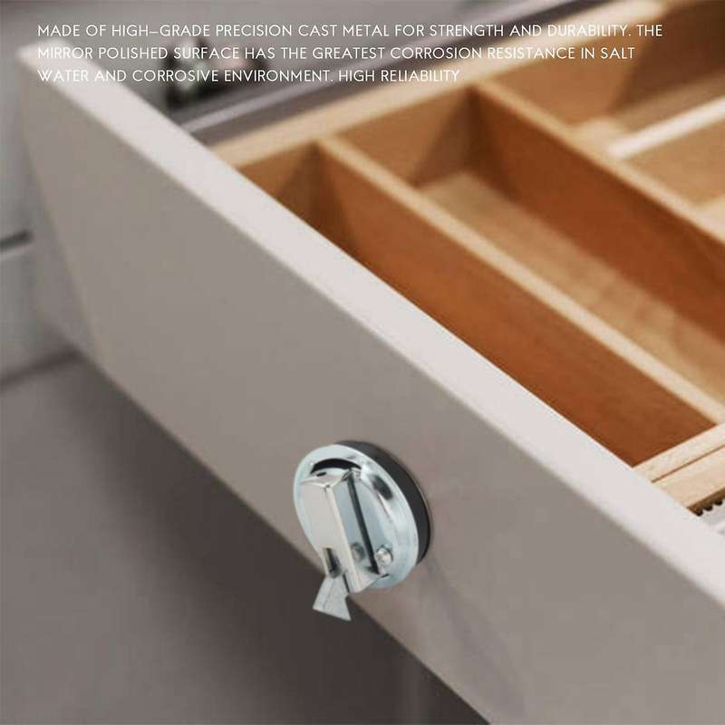 2x Boat Latches 1.5 Inch Slam Latch Flush Pull Hatch Latch Lock