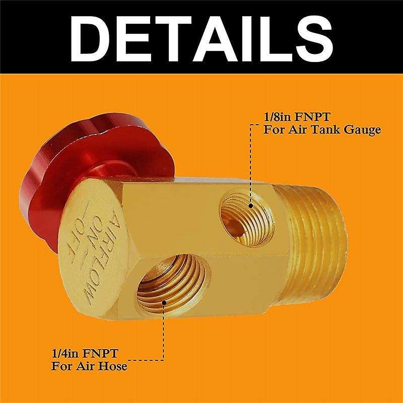 2 Pack Air Tank Manifold with Port,safety Valve and 1/2 Inch Npt Tank