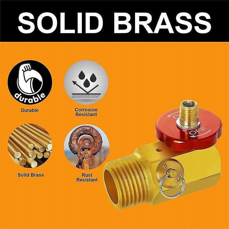 2 Pack Air Tank Manifold with Port,safety Valve and 1/2 Inch Npt Tank