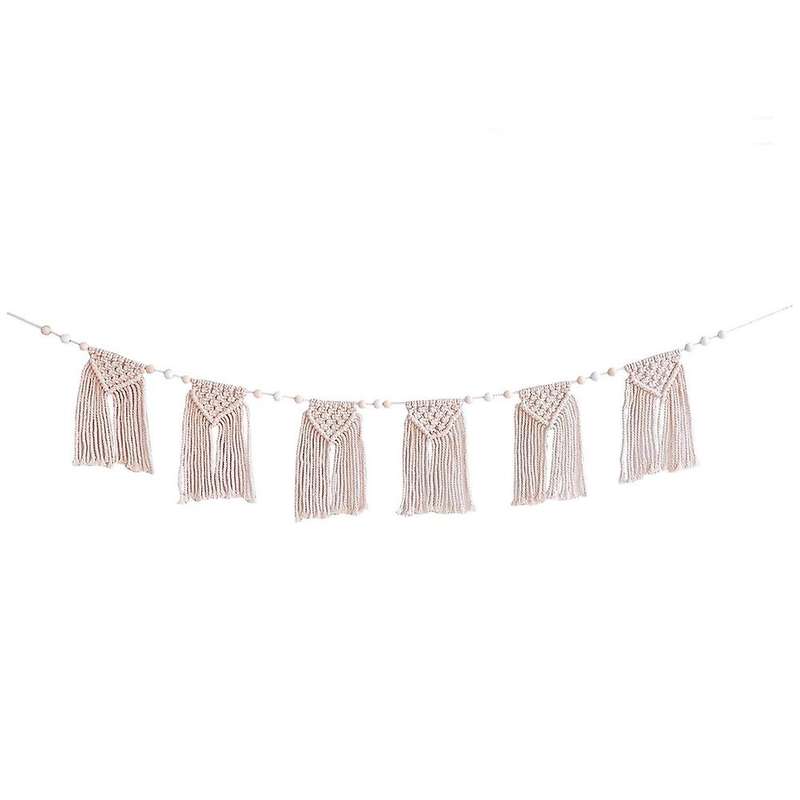 Macrame Woven Wall Hanging Ornament Tapestry Home Decoration Vintage