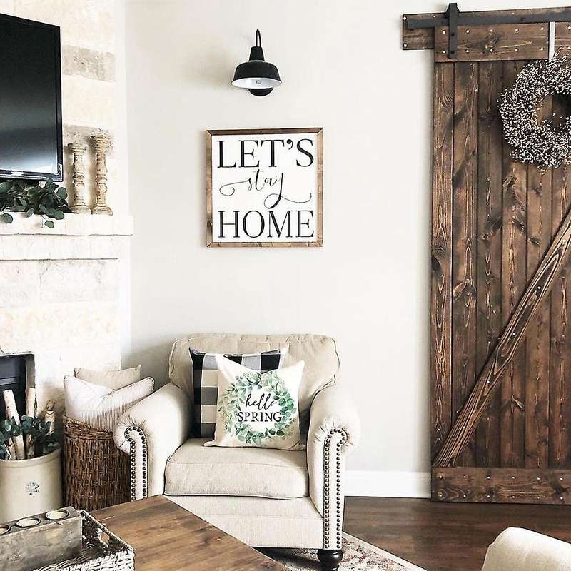 Farmhouse Throw Pillows Cases Spring Decorations Cushion Covers