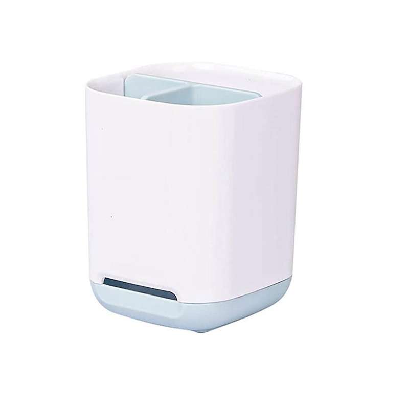 Bathroom Toothbrush Holder with Drain and Anti-slip Base Small