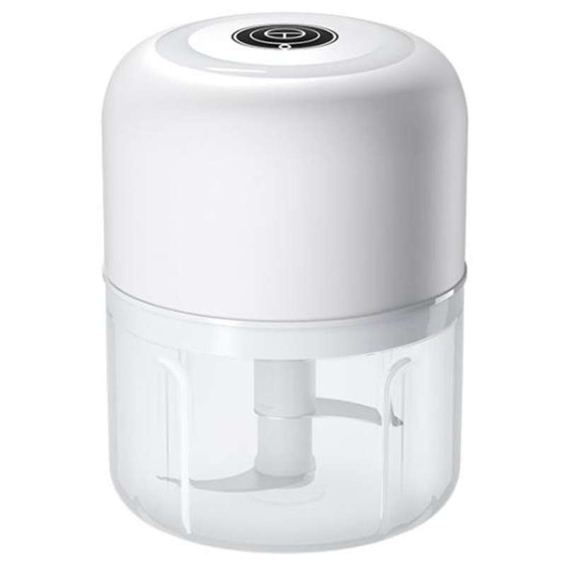 250ml Mini Electric Garlic Chopper Usb Charging Kitchen Tool White