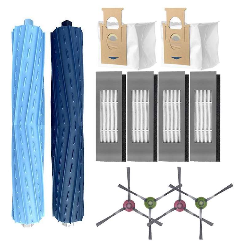 Hepa Filter for Ecovacs Deebot Ozmo T9aivi, Rubber Roller Main Brush