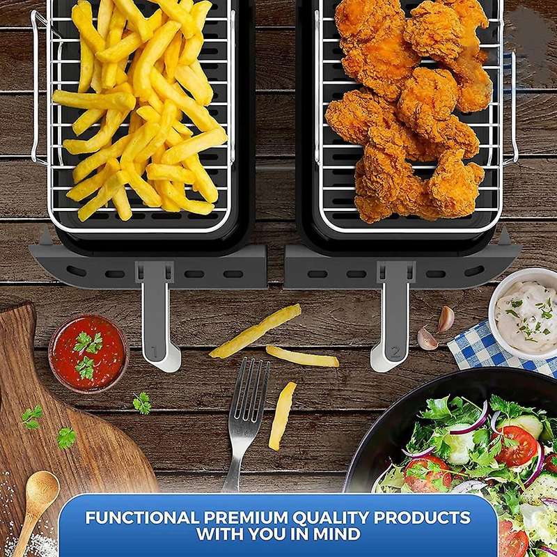 2pack Air Fryer 304 Stainless Steel Rack for Ninja Foodi Dz201/401