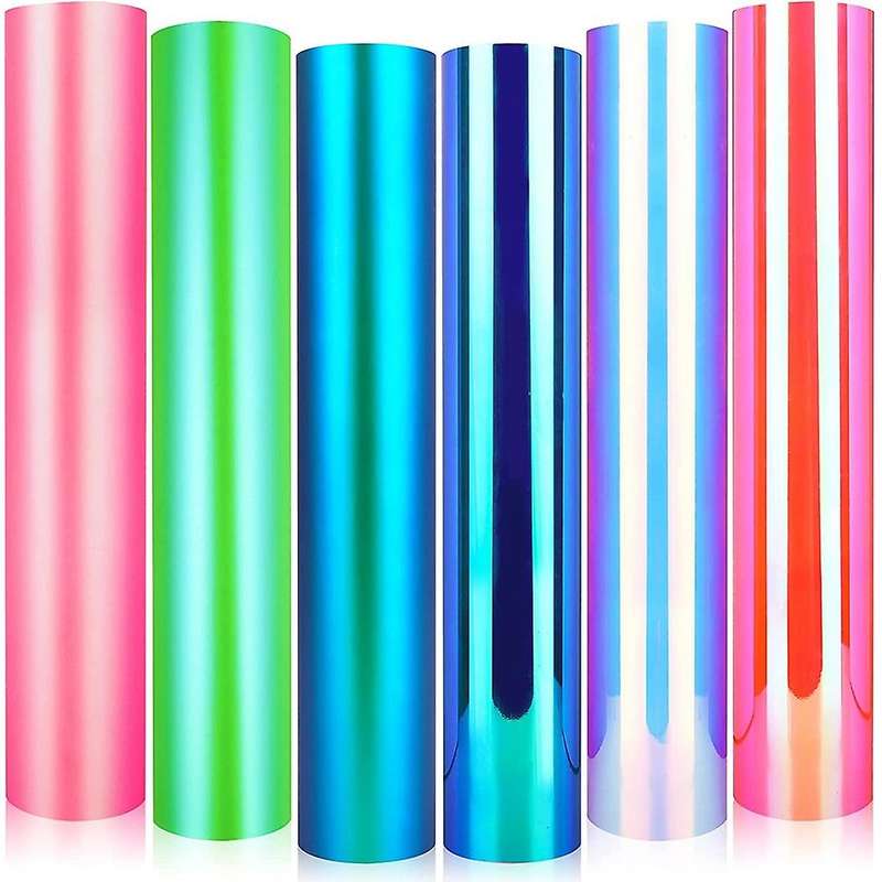 Opal Vinyl 6pcs Adhesive Sheets for Diy Crafts, Decor,12 X 12inch