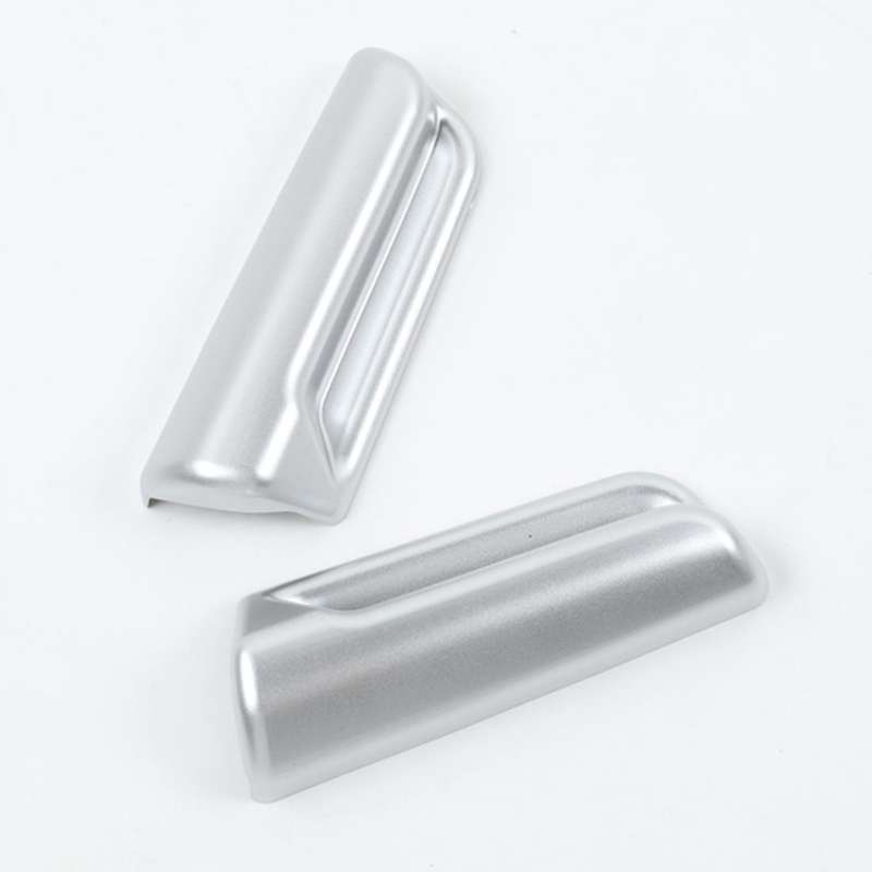 Car Seats Adjustment Handle Switch Cover Stickers Trim, Abs Silver