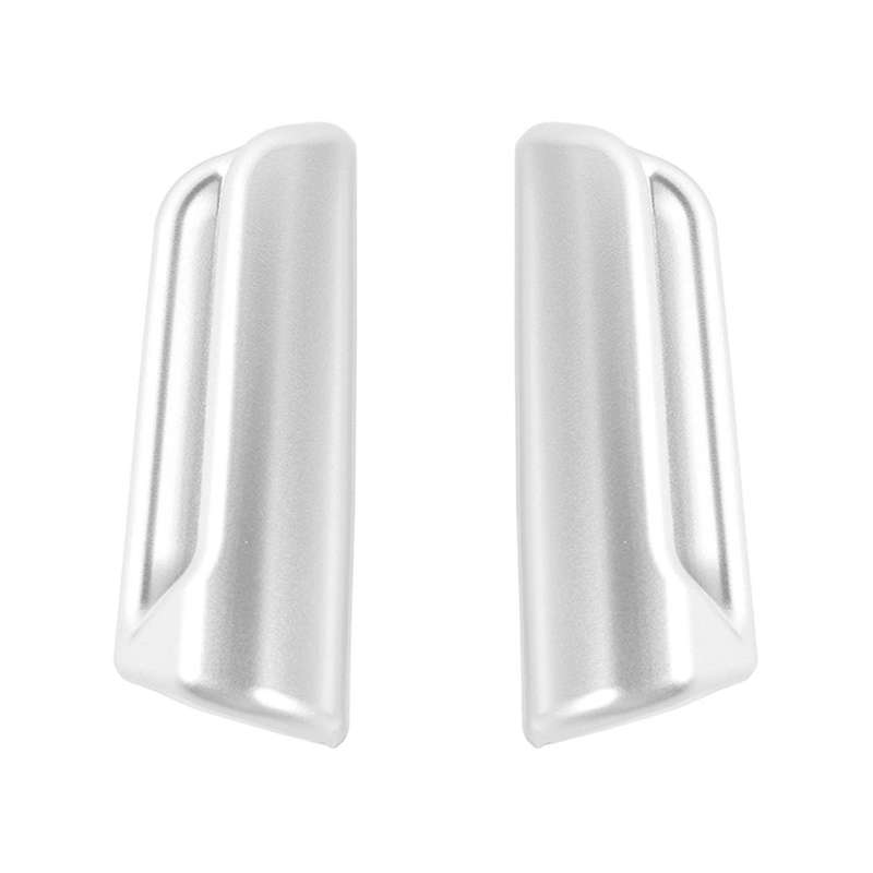 Car Seats Adjustment Handle Switch Cover Stickers Trim, Abs Silver